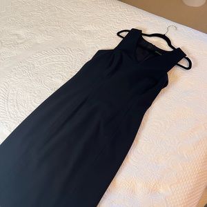 Banana republic sleek black dress - size 12